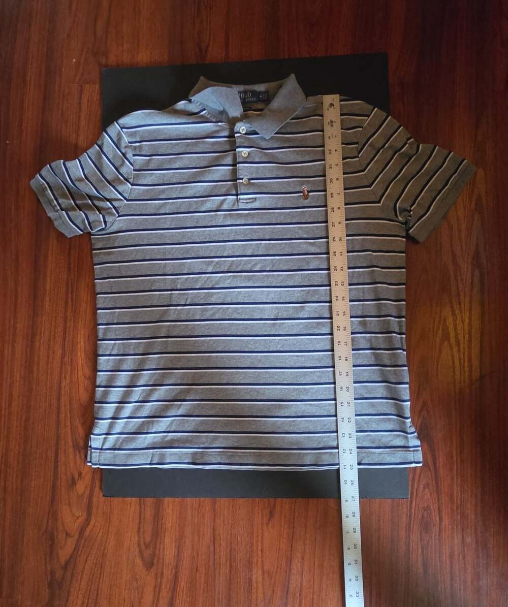 Polo Ralph Lauren Classic Fit Striped Soft Cotton Short Sleeve Polo Shirt